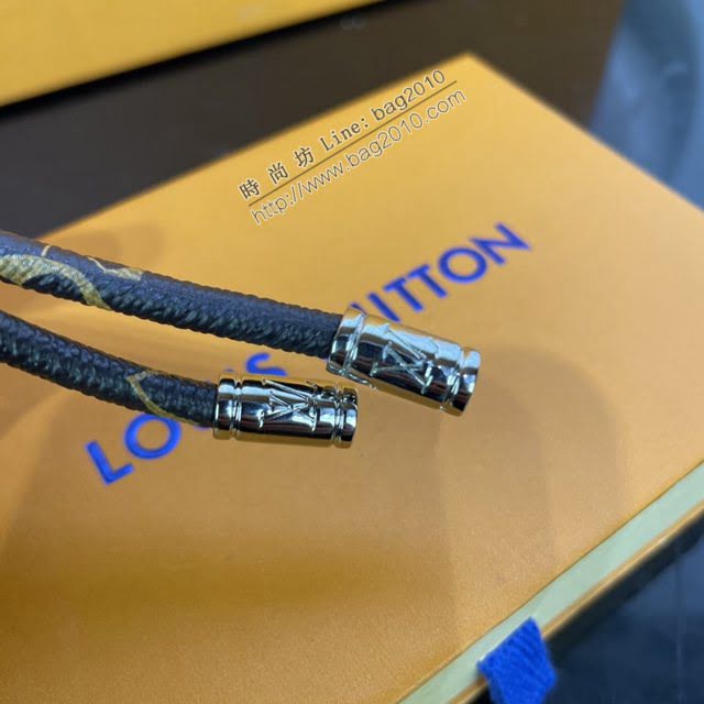 LOUIS VUITTON專櫃新款包包 路易威登LEATHER ROPE鑰匙扣 LV繩結包飾 M67224  ydh4056